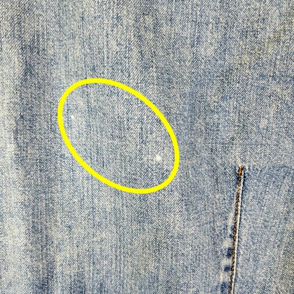 Guess Jeans Vintage 90s Denim Shirt Women Large 12 Short Sleeve Button Collar L - Picture 6 of 15